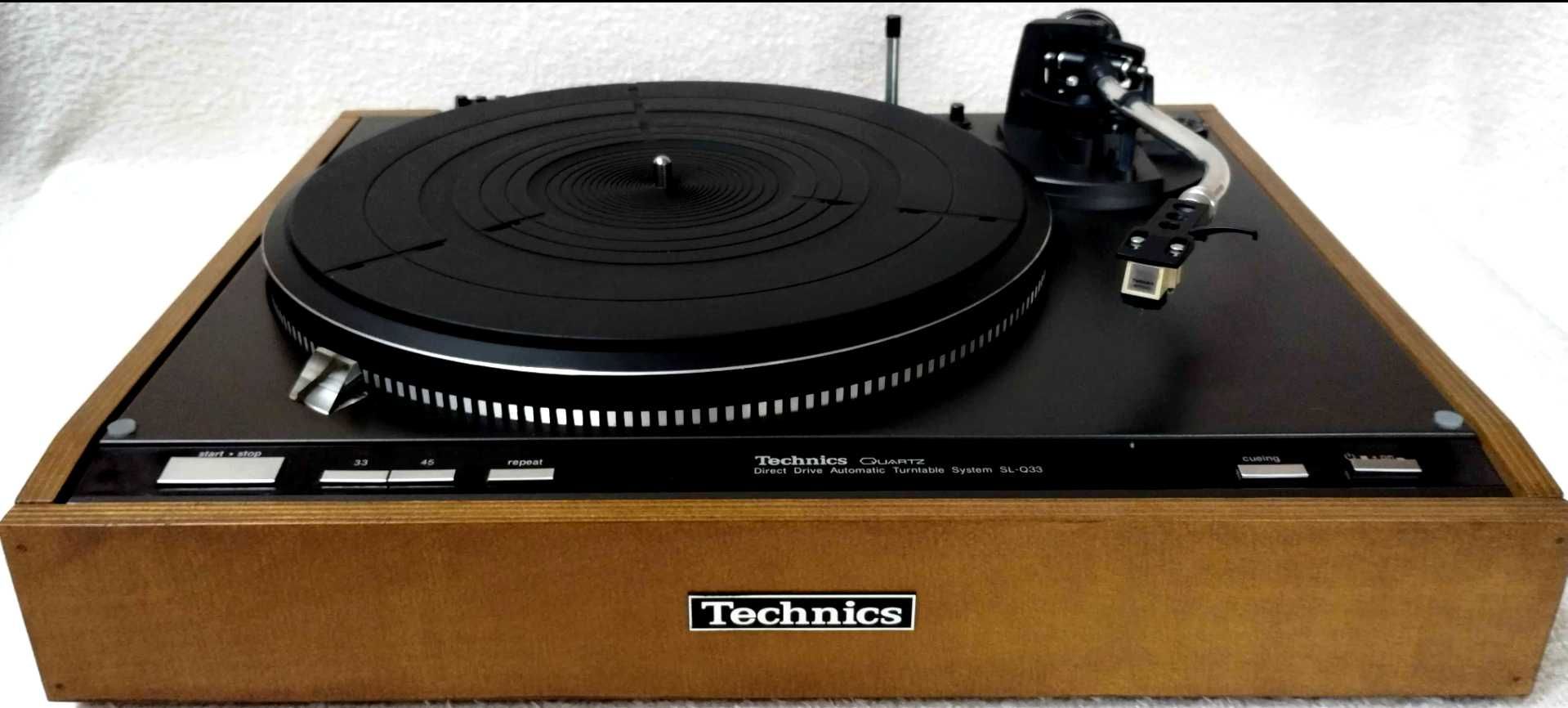 technics gramofon obudowa drewniana