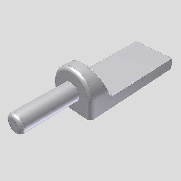 Zawias płaski burty FI16 mocny do przyczepy/wywrotki