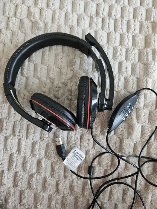 Słuchawki gamingowe z mikrofonem Gembird MHS-U-001