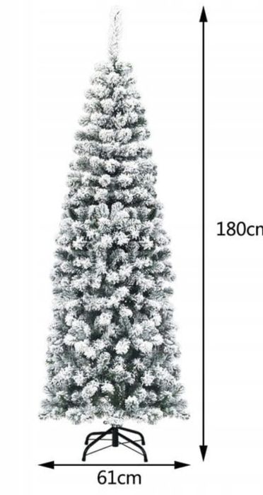 Sztuczna choinka z lampkami LED 180cm