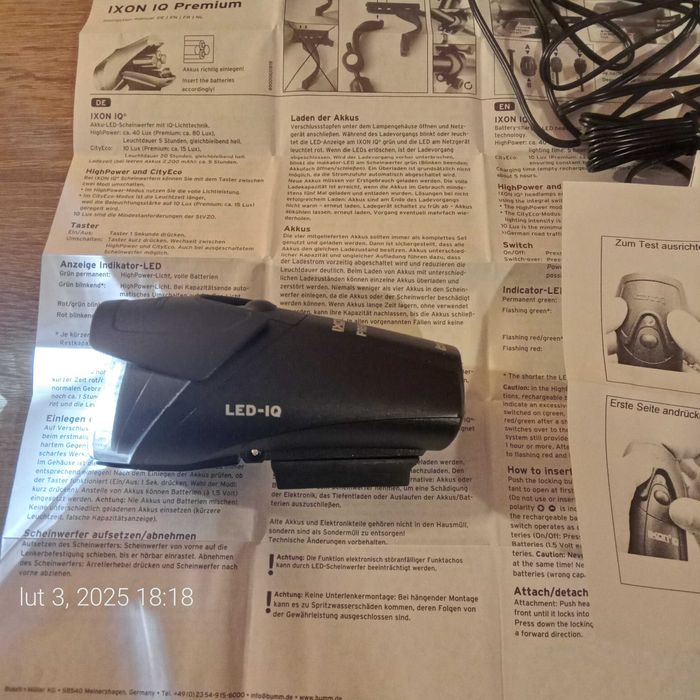 Busch&Muller IXON IQ-Premium/nowe akumulatorki