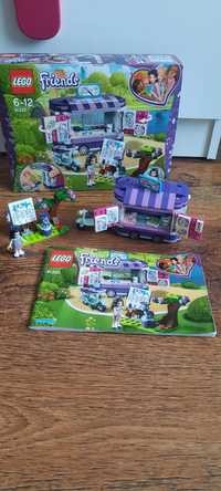 Lego friends stoisko z rysunkami Emmy