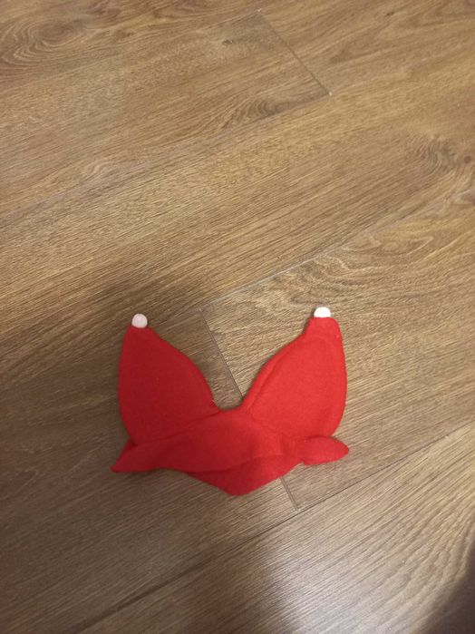 Świąteczne nauszniki dla hobby horse A4