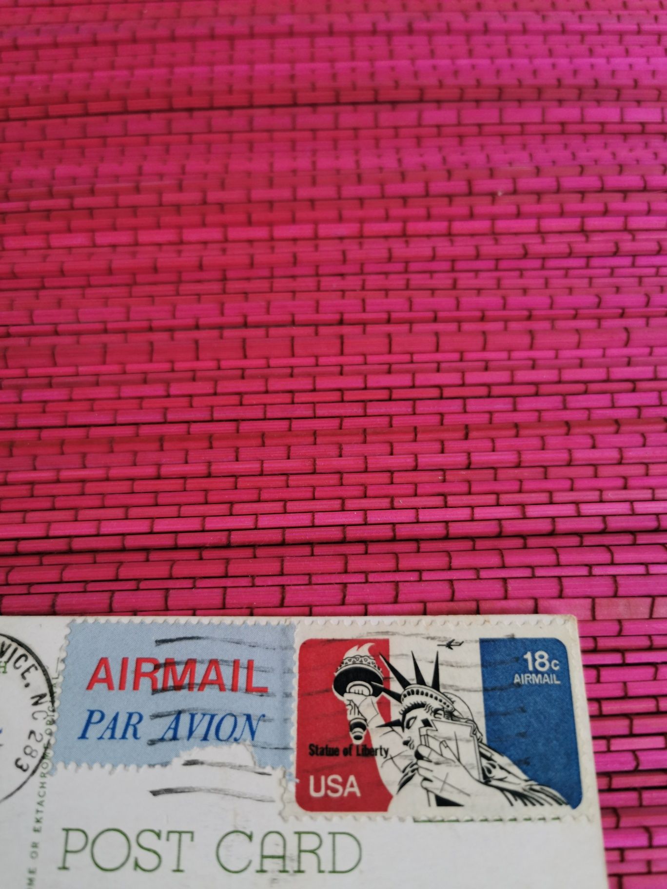 Pocztówka z Ameryki lata 70