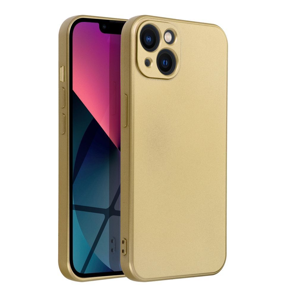 Etui Metallic do iPhone 13 Gold