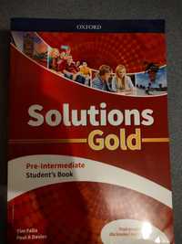 Podręcznik do języka angielskiego Oxford Solutions Gold 
Język angiels