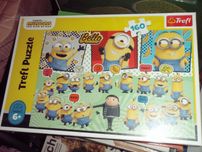 Puzzle 160 elementów MINIONKI - nowe zafoliowane