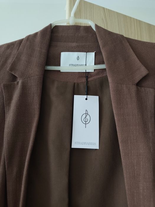 Stradivarius żakiet, brązowy, roz. M , nowy