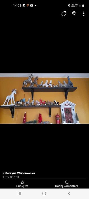 Półki drewniane  Ikea Bershult