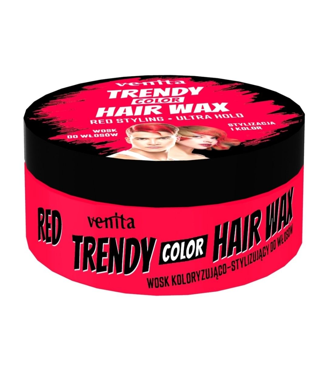 Venita Trendy Wosk koloryzujący do stylizacji włosów czerwony color wa