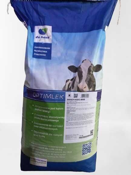 Optimlek 25 IPC 25% białka Laktacja krowy mleczne de heus 25kg