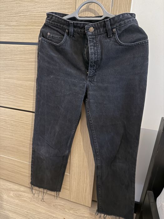 Jeansowe czarne jeansy  Lee 36 S