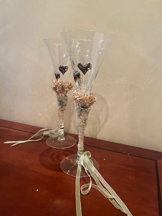 Бокалы свадебные. Весільні келихи