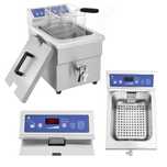 frytownica frytkownica indukcyjna z kranem 230v royal catering 10l