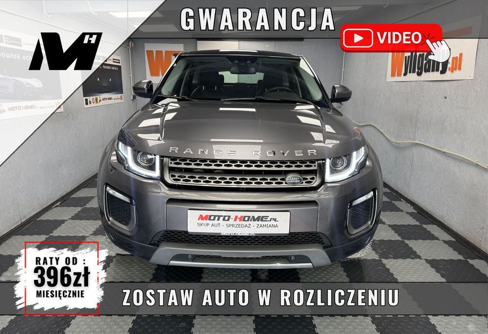 Land Rover Range Rover Evoque 148 tys przebiegu, skóra, kamera, 2.0d GWARANCJA