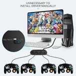3 W 1 Gamecube Adapter kontrolerów  do Nintendo Switch/WII U/PC