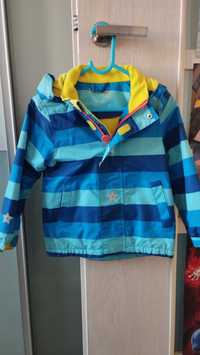 Tchibo Ciepłochronna kurtka przeciwdeszczowa niebieska 98-104