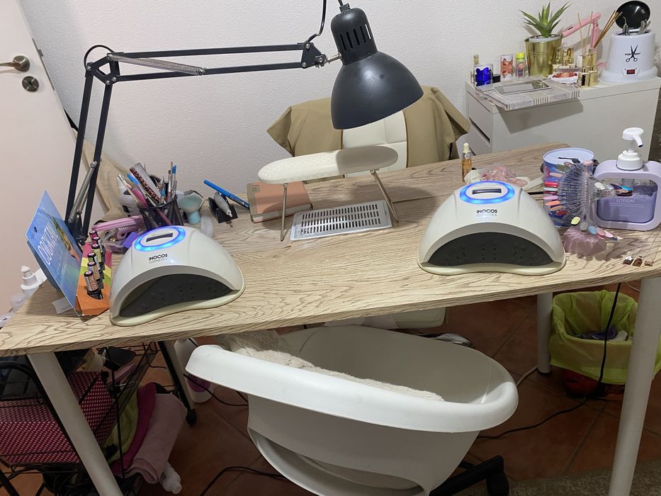mesa manicure com aspirador