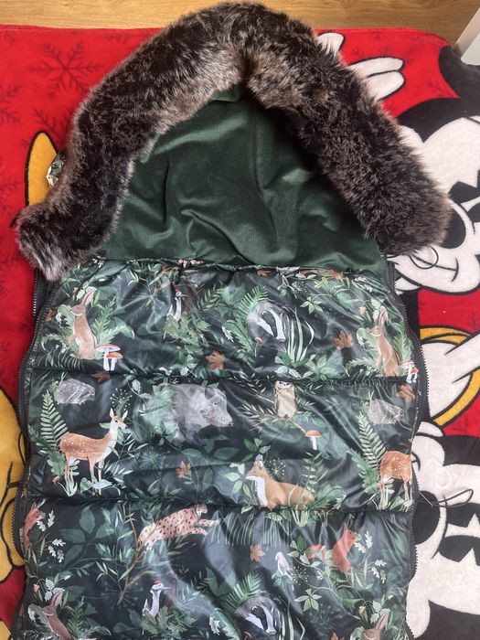 Śpiworek Makaszka+mufki