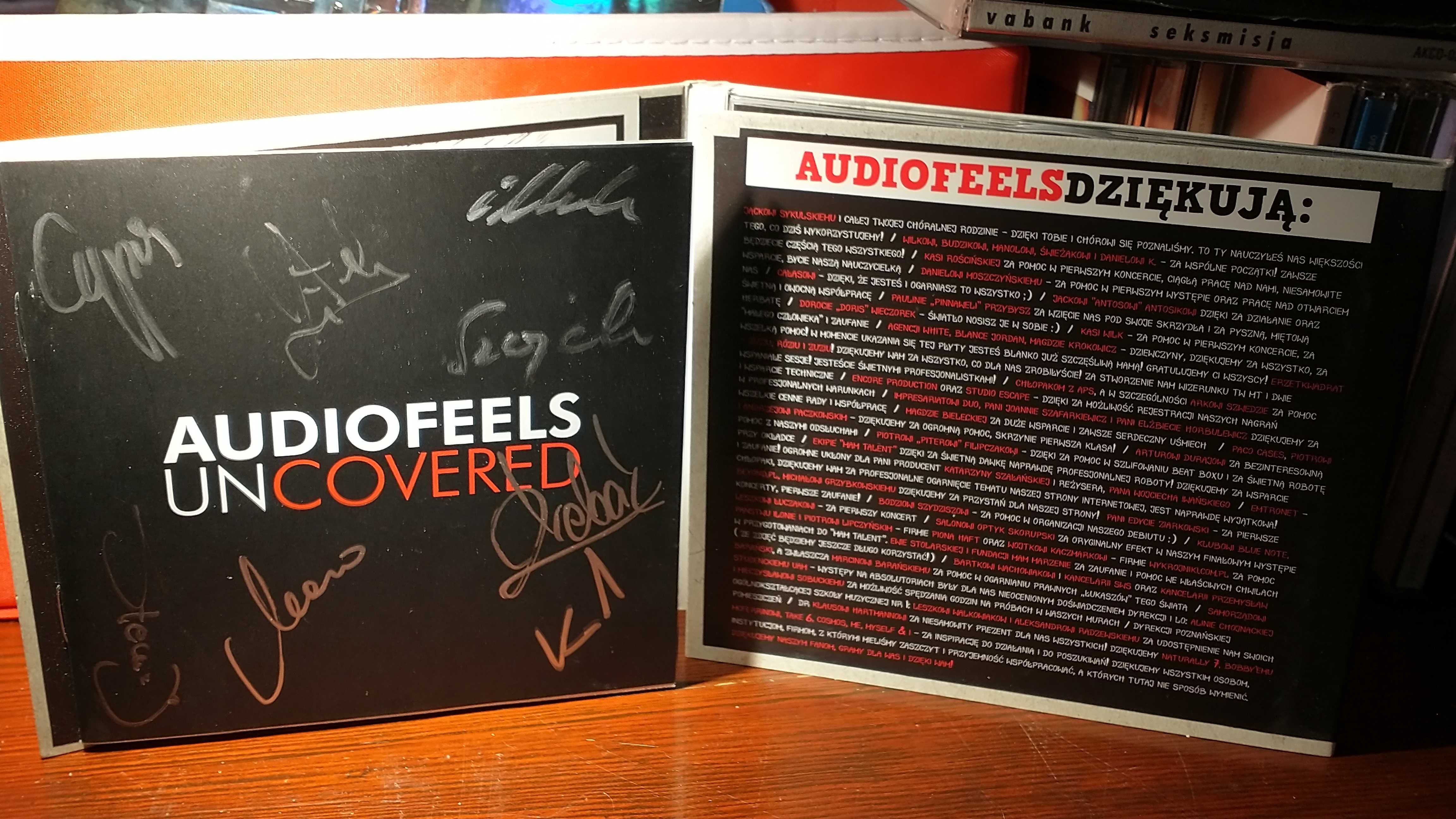 CD Audiofeels - Uncovered / autografy zespołu !!!