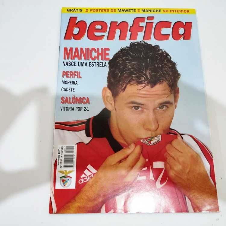 Revistas do Benfica 11 em muito bom estado com os posters