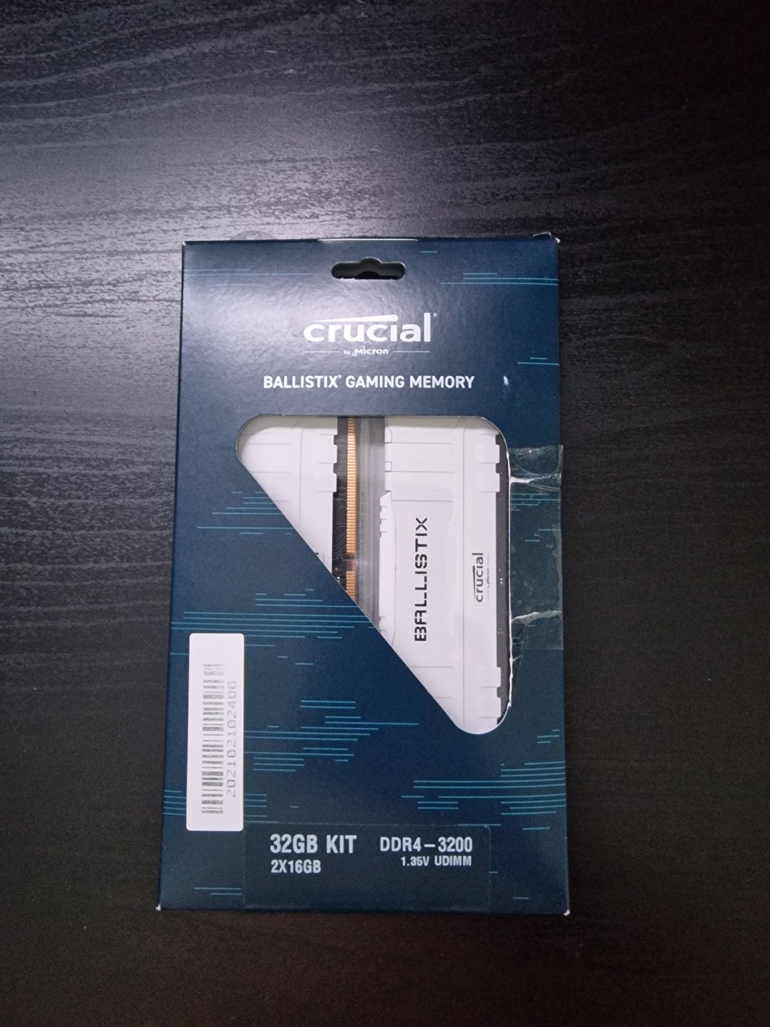 Memória RAM Crucial Ballistix 32GB (2×16GB) DDR4 3200Mz
