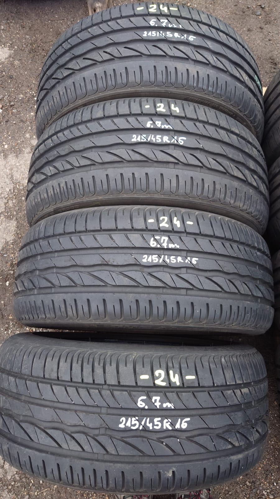 Opony letnie 215/45R16 BRIDGESTONE TURANZA R300 -4 szt