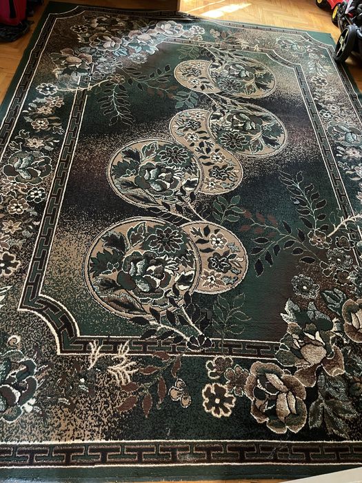 Килим зелений 2,6 х 3,5