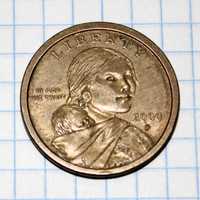 Юбилейная монета 1 доллар P США 2000 г. 1 шт.