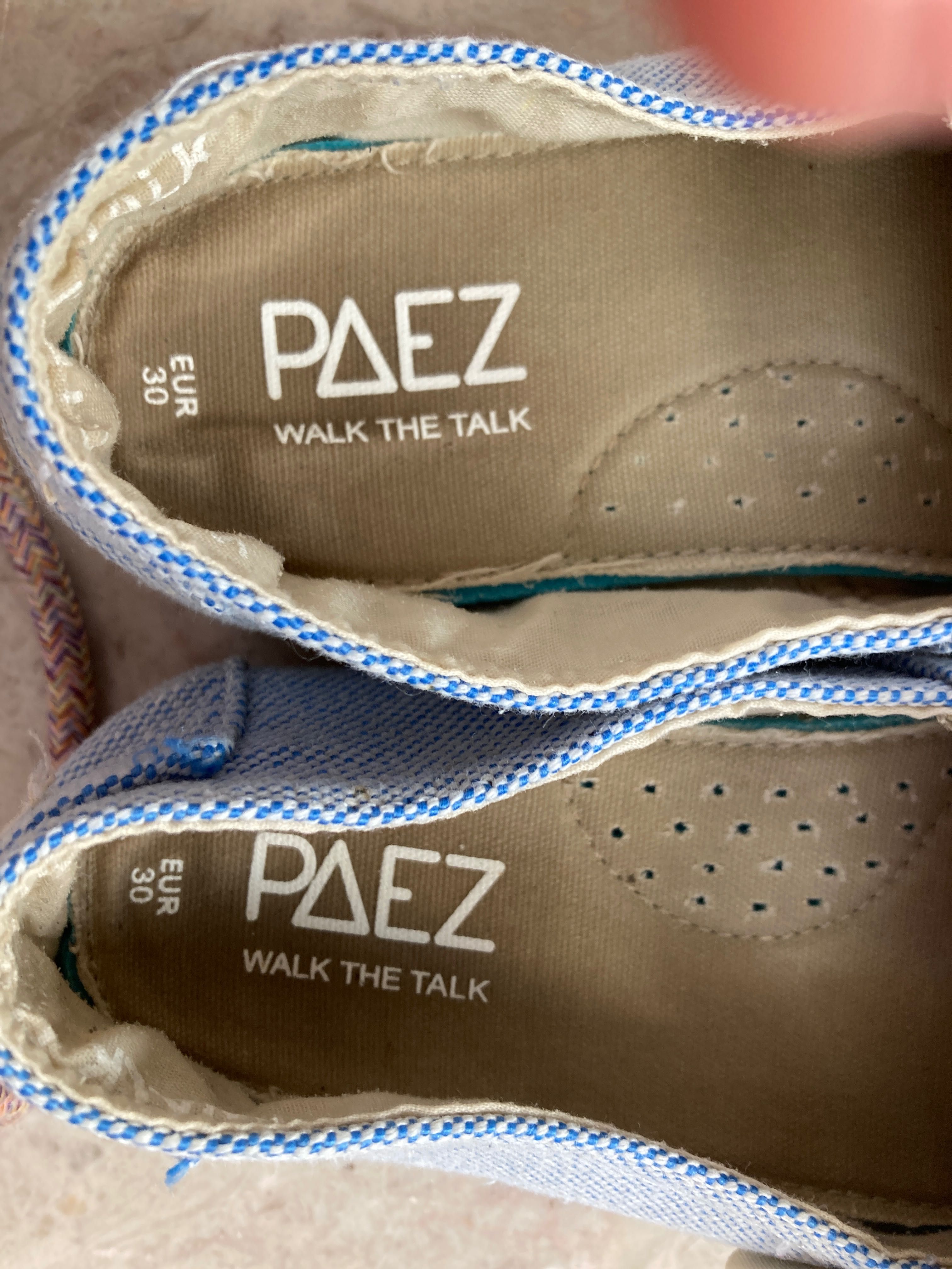 Paez azuis numero 30