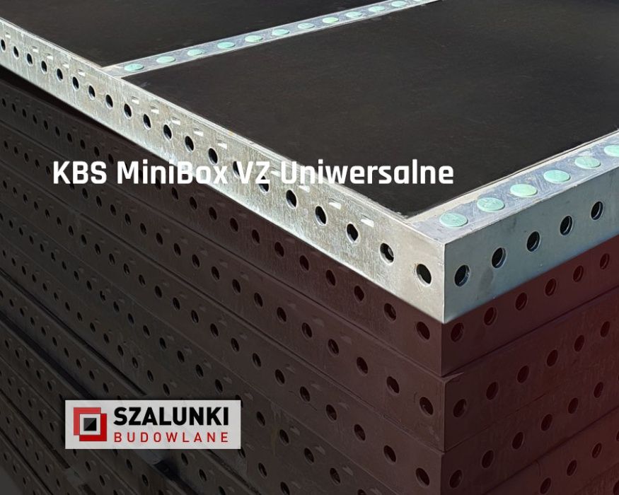 Szalunki ścienne lekkie MiniBox Tekko, szalunki fundamentowe Peri