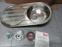 Lava louça inox de encastre da teka. Novo