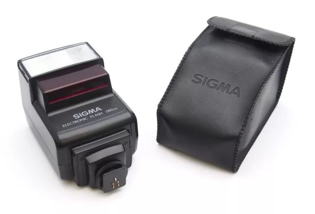 Вспышка фотоспалах Sigma 280 EO для фотоаппарата Canon Nicon