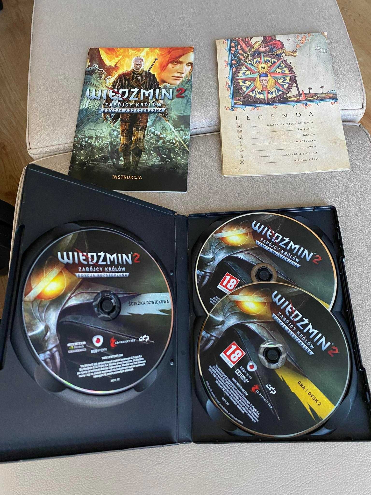 Wiedźmin 2 Zabójcy Królów, edycja rozszerzona, gra na PC DVD-ROM