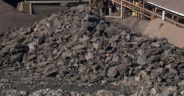 Transport węgla brunatnego z kopalni Bełchatów