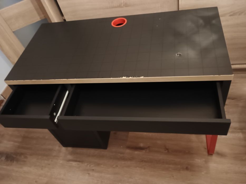 Biurko Ikea, szuflady, szafka