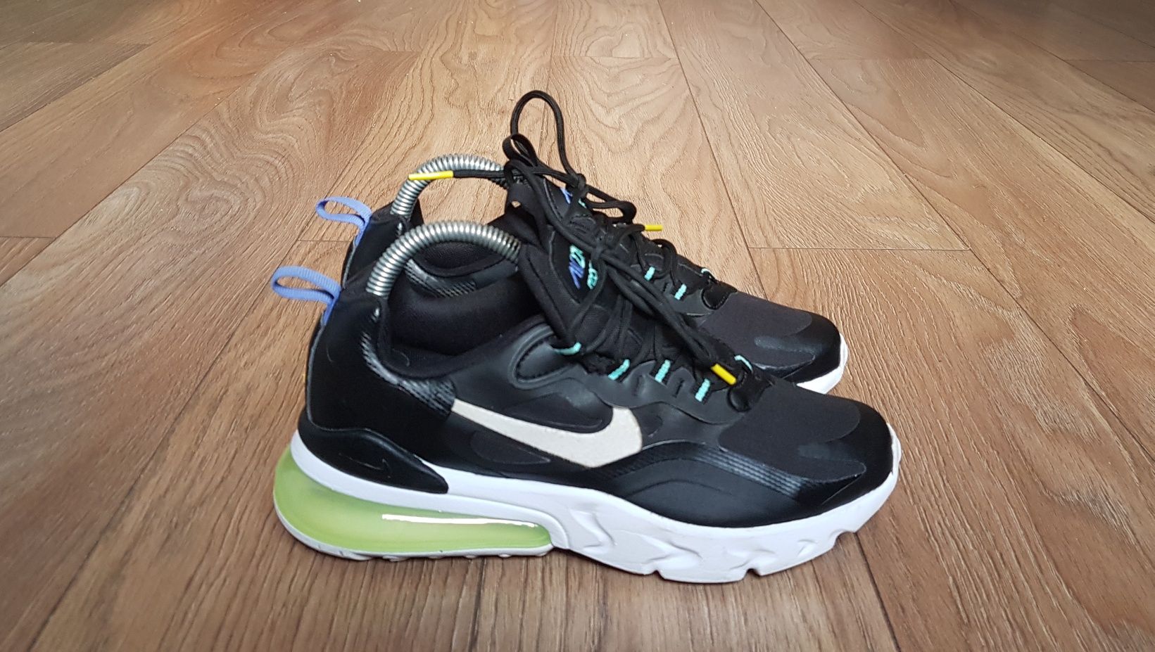 Buty Nike Air Max 270 React Laser Green rozmiar 37,5 okazja Sneakers