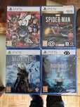 Spiderman, morbid, little nightmares persona PS5 PlayStation