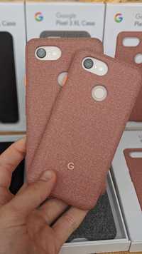 NEW Оригинальный Чехол Google Pixel 3 XL Fabric Pink Moon Кейс Чохол