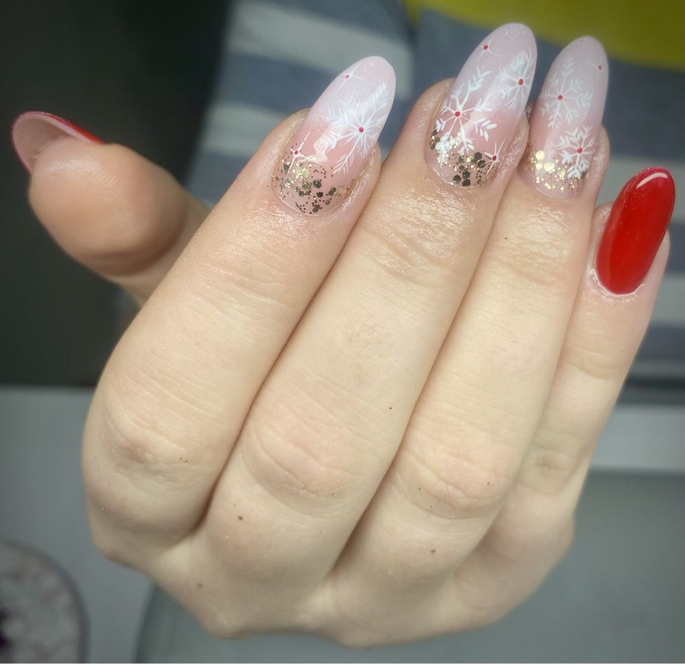 Paznokcie hybrydowe żelowe manicure japonski klasyczny