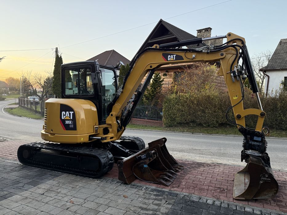 Minikoparka Caterpillar CAT 305 E2 CR POWERTILT z Niemiec 5ton 2500mth