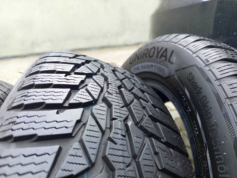 175/65/15 komplet opon Uniroyal i Nokian zima dot 4423 i 3121
