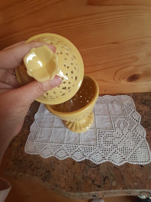 Pote Cerâmica Amarelo