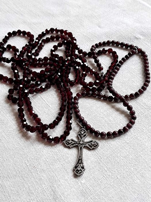 Срібло , топаз, гранат, агат