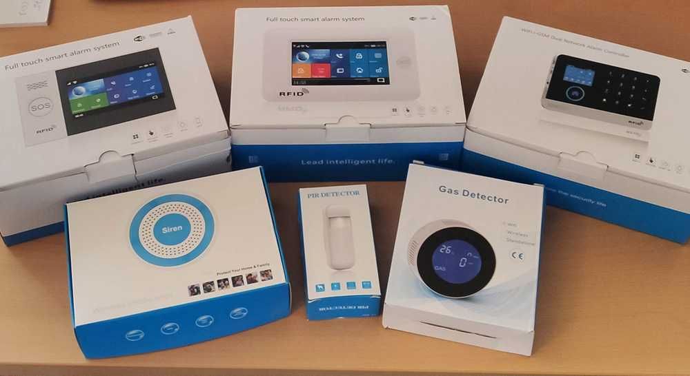 Alarme Tuya Casa sem fios GSM/WiFi/Sirene Android/iOS Português (NOVO)