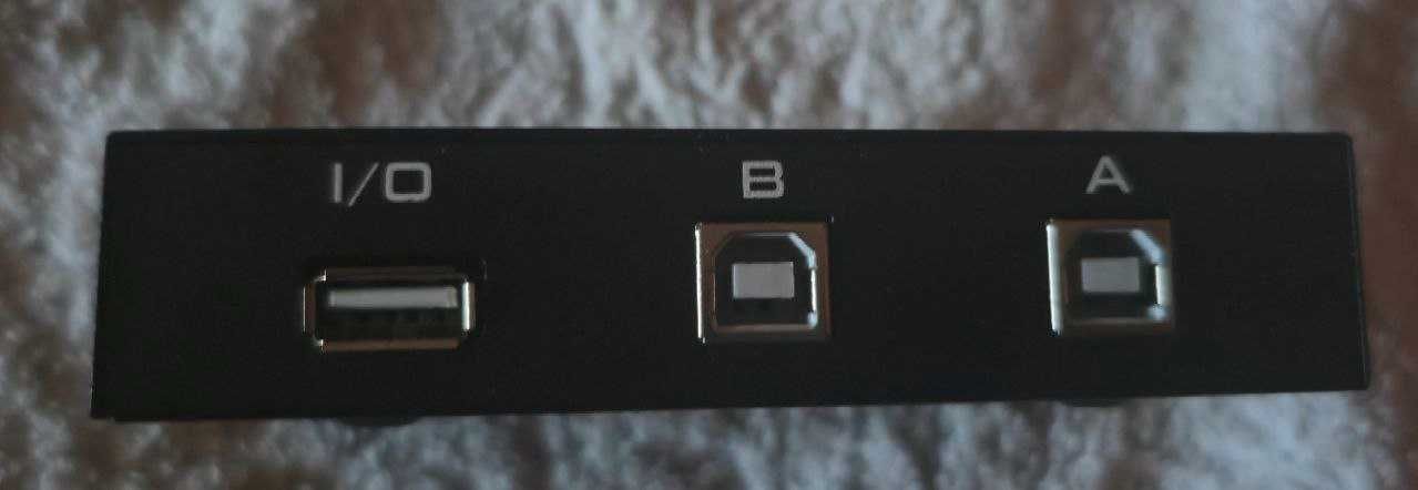 USB 2.0 перемикач (2x1, 2 Port USB Switch)