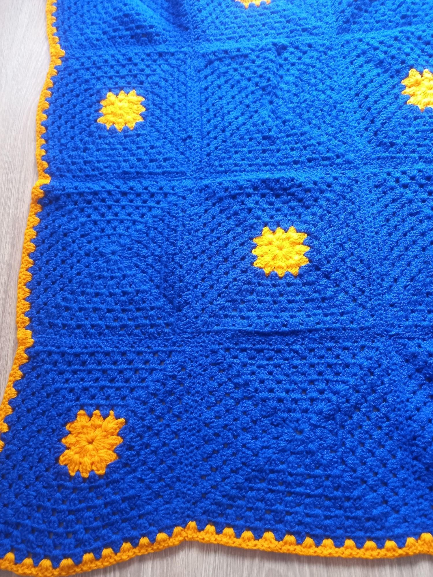 Narzuta koc pled 125x95 handmade