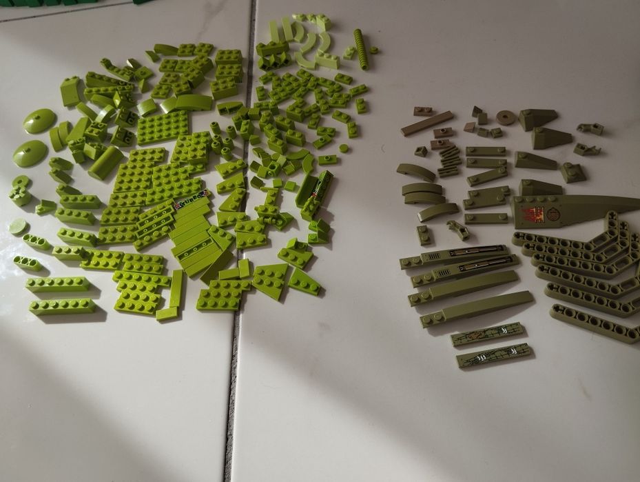 LEGO peças original cor verde claro