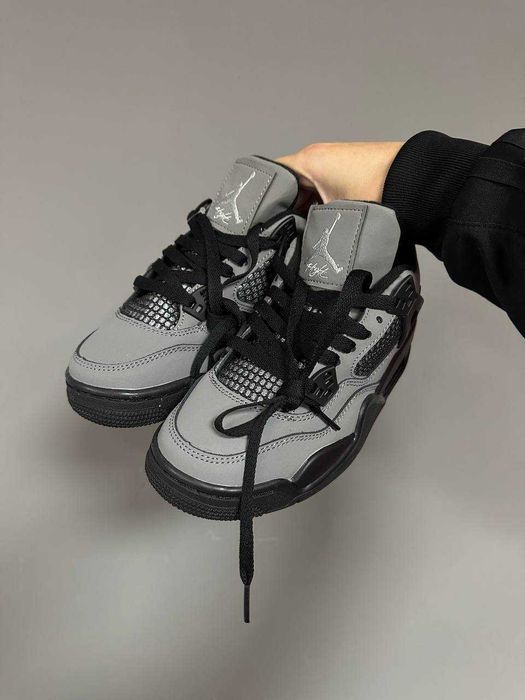 Кросівки Nike Air Jordan 4 x Cactus Jack Grey premium