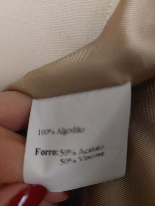 Gabardine impecável creme